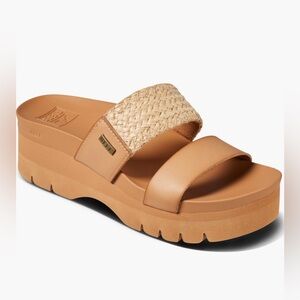 🎸REEF🎸🔥NWT🔥Cushion Vista Higher Platform Slide Sandal—8